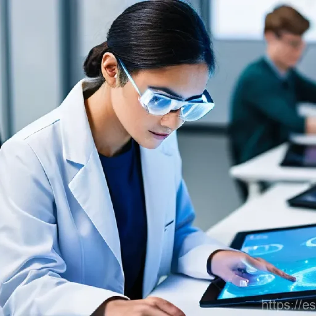 로봇기술사 업무 사례 분석 - **Prompt:** A focused, 3/4 angle shot of a brilliant female robotics engineer in a state-of-the-art,...